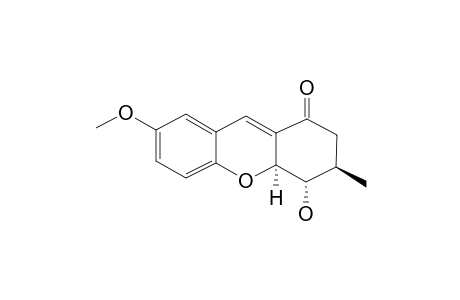 (3R,4S,4A-S)-4-HYDROXY-7-METHOXY-3-METHYL-1,2,3,4-TETRAHYDROXANTHEN-1-ONE