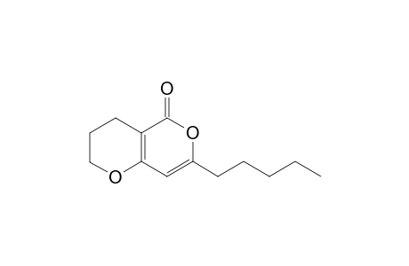 3,4-DIHYDRO-7-PENTYL-2H,5H-PYRANO-[4,3-B]-PYRAN-5-ONE