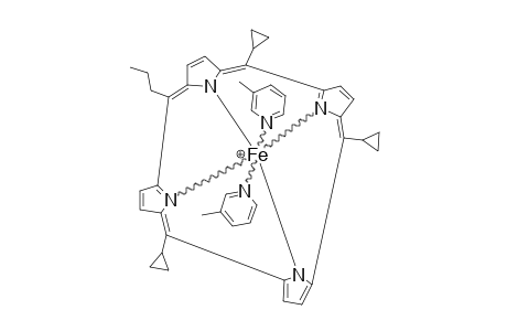 BIS-(3-METHYLPYRIDINE)-(MESO-PROPYL-TRICYClOPROPYLPORPHYRINATO);FE(T(C)PRP)(3-MEPY)2