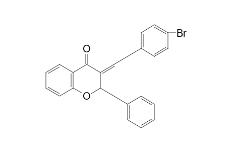 3-(p-BROMOBENZYLIDENE)FLAVANONE