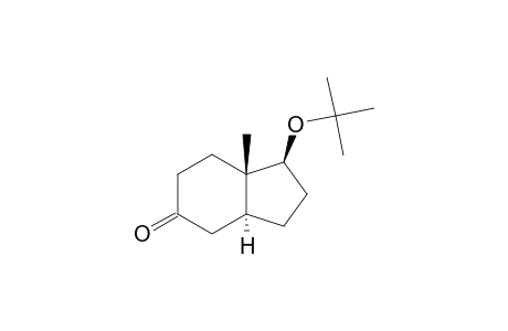 (+/-)-1-BETA-TERT.-BUTOXY-7A-BETA-METHYL-2,3,3A-ALPHA,6,7,7A-HEXAHYDRO-1H-INDEN-5(4H)-ONE