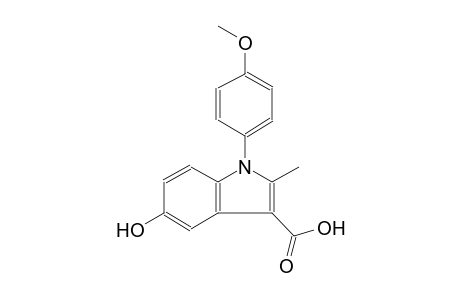 1H-indole-3-carboxylic acid, 5-hydroxy-1-(4-methoxyphenyl)-2-methyl-