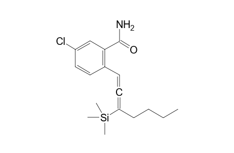 3-Chloro-2-[3-(trimethylsilyl)hepta-1,2-dien-1-yl]benzamide