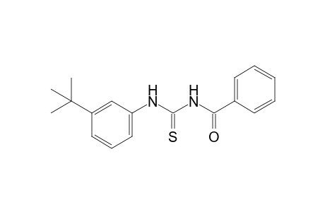 1-benzoyl-3-(m-tert-butylphenyl)-2-thiourea