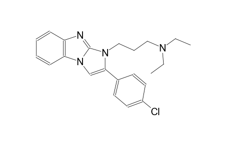 3-[2-(4-chlorophenyl)-1H-imidazo[1,2-a]benzimidazol-1-yl]-N,N-diethyl-1-propanamine