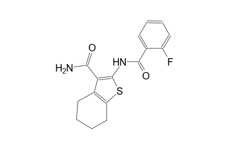 benzo[b]thiophene-3-carboxamide, 2-[(2-fluorobenzoyl)amino]-4,5,6,7-tetrahydro-