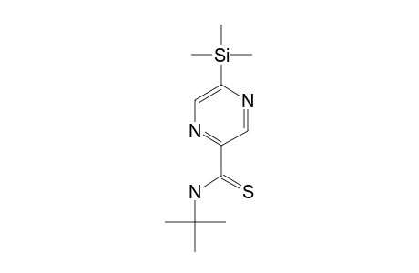 5-TRIMETHYLSILYL-2-N-TERT.-BUTYLPYRAZINETHIOCARBOXAMIDE