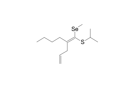 (E)-1-(METHYLETHYLTHIO)-1-(METHYLSELENO)-2-(2-PROPENYL)-1-HEXENE;MAJOR-ISOMER