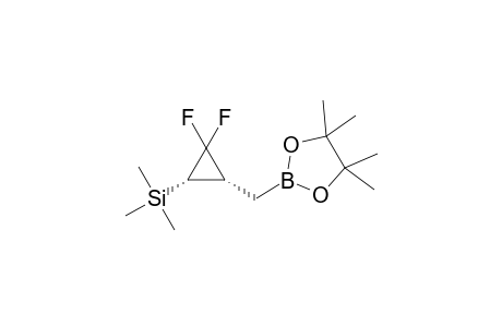 Rac-2-[(1R,3R)-2,2-Difluoro-3-(trimethylsilyl)cyclopropylmethyl]-4,4,5,5-tetramethyl-1,3,2-dioxaborolane