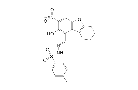 N'-[(E)-(2-hydroxy-3-nitro-6,7,8,9-tetrahydrodibenzo[b,d]furan-1-yl)methylidene]-4-methylbenzenesulfonohydrazide