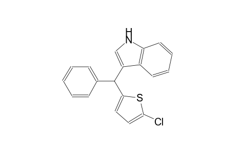 1H-indole, 3-[(5-chloro-2-thienyl)phenylmethyl]-