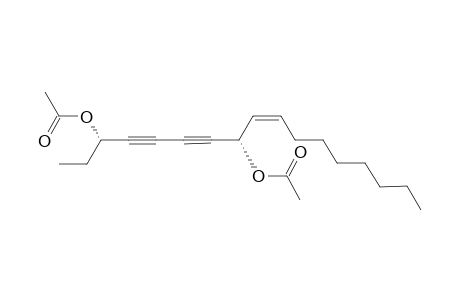 (3S,8S,Z)-HEPTADECA-9-EN-4,6-DIYNE-3,8-DIYL-DIACETATE