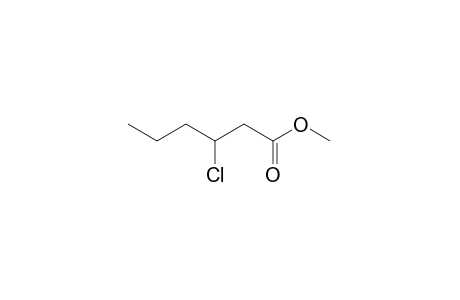 3-Chloro-hexanoic acid, methyl ester