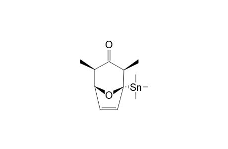 2,4-DIMETHYL-1-TRIMETHYLSTANYL-8-OXABICYCLO-[3.2.1]-OCT-6-EN-3-ONE