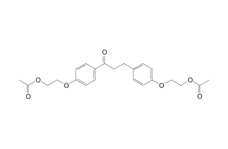 4'-(2-hydroxyethoxy)-3-[p-(2-hydroxyethoxy)phenyl]propiophenone, diacetate