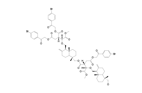 CRYPTOPORIC-ACID-G-TRI-PARA-BROMOPHENACYLESTER;CA-F-TRI-PARA-BROMOPHENACYLESTER