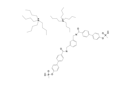 1,3-BIS-(4''-HYDROXYMETHYLPHOSPHINOYLOXYBIPHENYL-4'-CARBOXAMIDOMETHYL)-BENZENE-BIS-TETRABUTYLAMMONIUM-SALT