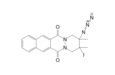 3-Iodo-2-azido-2,3-dimethyl-1,2,3,4,6,13-hexahydrobenzo[g]pyridazino[1,2-b]phthalazine-6,13-dione isomer