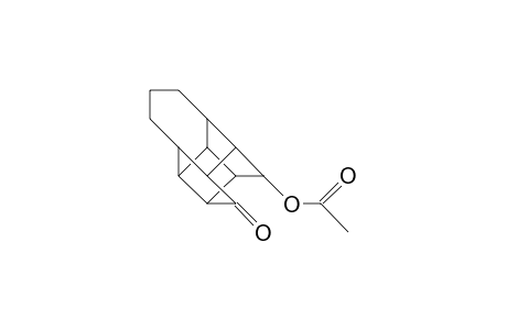 exo-13-Acetoxy-pentacyclo(7.4.0.0/2,8/.0/3,12/.0/7,11/)tridecan-10-one