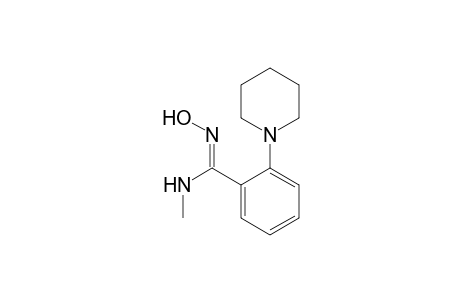 (Z)-N-Methyl-2-piperidinobenzamidoxime