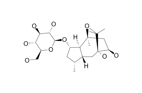 2-ALPHA,7-ALPHA,8-BETA-TRIHYDROXYKESSANE-2-O-BETA-D-GLUCOPYRANOSIDE