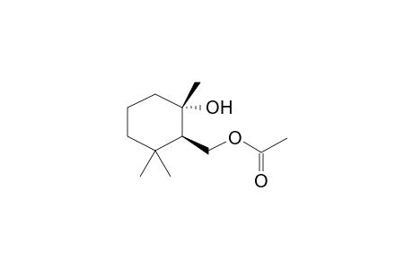 1,3,3-TRIMETHYL-1-HYDROXY-2-ACETOXYMETHYLCYCLOHEXANE (ISOMER 1)