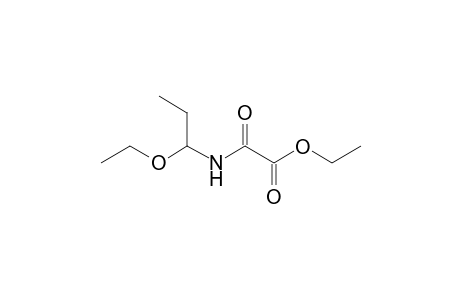 2-(1-Ethoxypropylamino)-2-keto-acetic acid ethyl ester