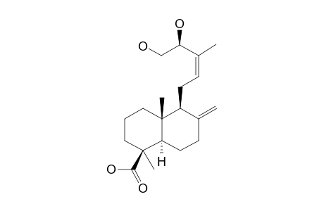 14-(R),15-DIHYDROXY-LABDA-8(17),12-(Z)-DIEN-19-OIC-ACID