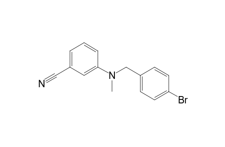 3-[N-(p-Bromobenzyl)-N-methylamino]-benzonitrile