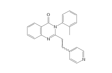 2-[2-(4-PYRIDYL)VINYL]-3-(o-TOLYL)-4(3H)-QUINAZOLINONE