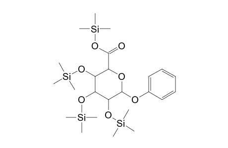 Phenyl-.beta.-D-glucuronide, tetra-TMS