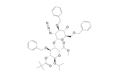 METHYL-[ISOPROPYL-4-O-(2-AZIDO-3,6-DI-O-BENZYL-2-DEOXY-ALPHA-D-GLUCOPYRANOSYL)-3-O-BENZYL-2-O-PIVALOYL-BETA-L-IDOPYRANOSYL]-URONATE