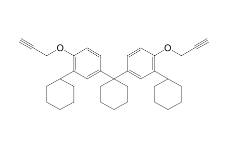 4,4'-(cyclohexane-1,1-diyl)bis(2-cyclohexyl-1-(prop-2-yn-1-yloxy)benzene)