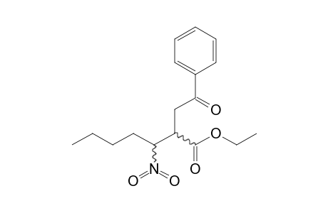 Ethyl 3-nitro-2-(2-oxo-2-phenylethyl)-heptanoate