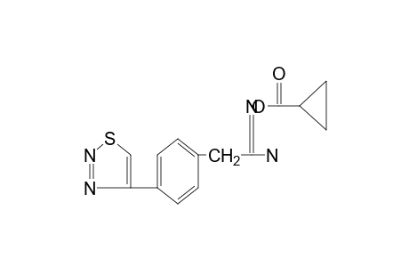 O-(cyclopropylcarbonyl)-2-[p-(1,2,3-thiadiazol-4-yl)phenyl]acetamidoxime