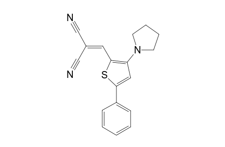 [[5-PHENYL-3-(1-PYRROLIDINYL)-2-THIENYL]-METHYLENE]-PROPANEDINITRILE