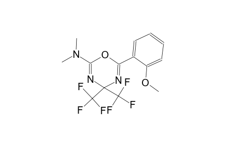 4H-1,3,5-oxadiazin-2-amine, 6-(2-methoxyphenyl)-N,N-dimethyl-4,4-bis(trifluoromethyl)-