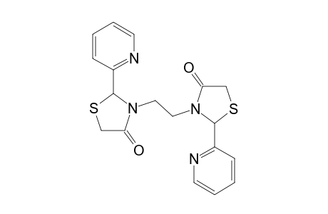 1,2-BIS-[2-(PYRIDIN-2-YL)-4-OXO-1,3-THIAZOLIDIN-3-YL]-ETHANE