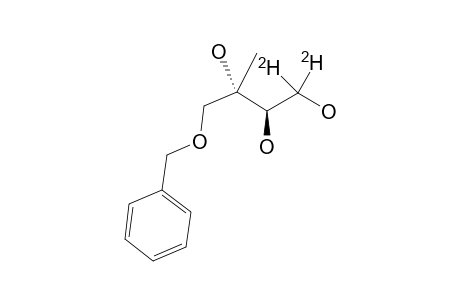 [4,4-(2)-H-(2)]-(2S,3R)-1-BENZYLOXY-2-C-METHYLERYTHRITOL