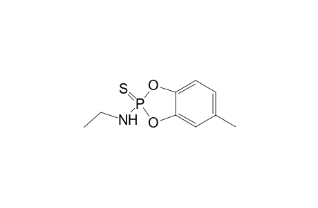 1,3,2-Benzodioxaphosphol-2-amine, N-ethyl-5-methyl-, 2-sulfide