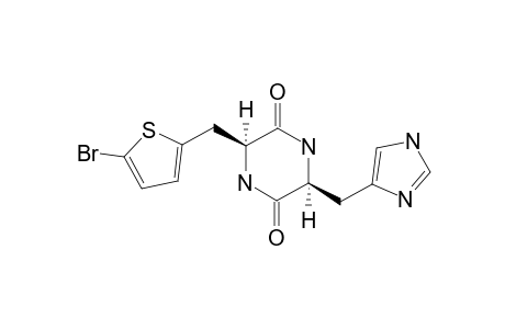 (3S,CIS)-1'-H-6-((5-BrOMO-2-THIENYL)-METHYL)-3-(4-IMIDAZOLYLMETHYL)-PIPERAZIN-2,5-DIONE