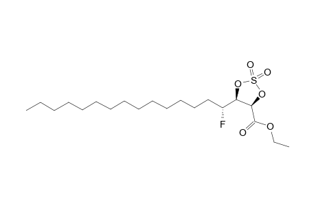 ETHYL-REL-(4S,5S,6R)-5-(1-FLUOROPENTADECYL)-2,2-DIOXO-2-LAMBDA(6)-(1,3,2)-DIOXATHIOLAN-4-CARBOXYLATE