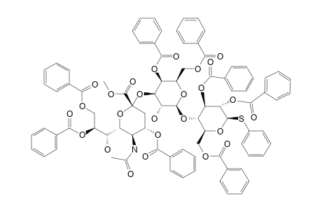 #16;PHENYL-[METHYL-(5-ACETAMIDO-4,8,9-TRI-O-BENZOYL-3,5-DIDEOXY-D-GLYCERO-ALPHA-D-GALACTO-2-NONULOPYRANOSYL)-ONATE]-(2->3)-O-4,6-DI-O-BENZOYL-BETA-D-GLUCOPYRAN