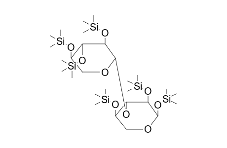 TRIMETHYLSILYL 3-O-(2',3',4'-TRI-O-TRIMETHYLSILYL-BETA-D-XYLOPYRANOSYL)-2,4-DI-O-TRIMETHYLSILYL-ALPHA-D-XYLOPYRANOSIDE