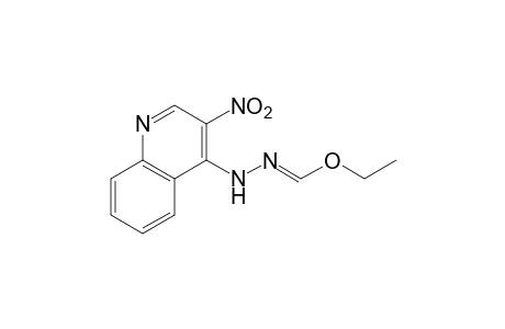 N-[(3-nitro-4-quinolyl)amino]formimidic acid, ethyl ester