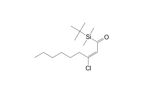 1-(TERT.-BUTYLDIMETHYLSILYL)-3-CHLORO-3-HEXYL-2-PROPEN-1-ONE