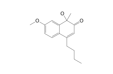 4-BUTYL-1-HYDROXY-7-METHOXY-1-METHYL-1H-NAPHTHALENE-2-ONE