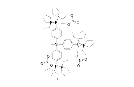 TRIS-[4-(TRANS-PT(PET3)2(NO3))PHENYL]-METHYLSILANE