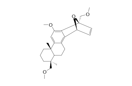 18;[6AR-(1-ALPHA,4-ALPHA,6A-ALPHA,7-BETA,10A-BETA)]-1,4-EPOXY-12-METHOXY-1,7-BIS-(METHOXYMETHYL)-7,10A-DIMETHYL-1,4,5,6,6A,7,8,9,10,10A-DECAHYDROCHRYSENE