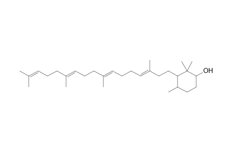 2,2,4-Trimethyl-3-(3,8,12,16-tetramethyl-heptadeca-3,7,11,15-tetraenyl)-cyclohexanol